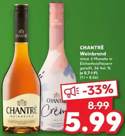 Kaufland CHANTRÉ Weinbrand Angebot