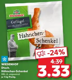 Kaufland WIESENHOF Dtsch. Hähnchen-Schenkel Angebot