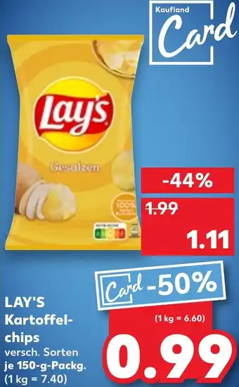 Kaufland LAY'S Kartoffelchips Angebot
