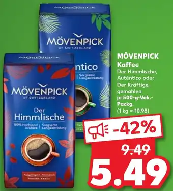 Kaufland MÖVENPICK Kaffee Angebot