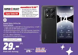 MediaMarkt Mi redmi note 14 pro 5g smartphone Angebot