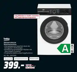 MediaMarkt Beko bm3wfu4941w waschmaschine Angebot