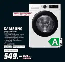 MediaMarkt Samsung ww1edg5b25aeeg waschmaschine Angebot