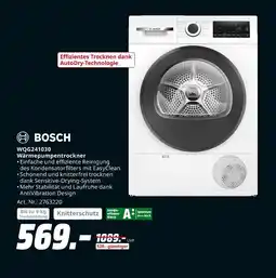 MediaMarkt Bosch wärmepumpentrockner Angebot