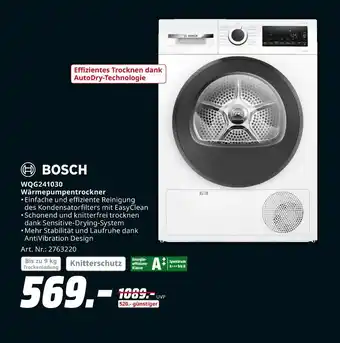MediaMarkt Bosch wärmepumpentrockner Angebot