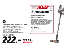 MediaMarkt Xiaomi vacuum cleaner g20 max kabelloser akkusauger Angebot