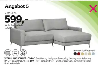 Mömax Wohnlandschaft „cora“ Angebot
