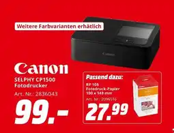 MediaMarkt Canon selphy cp1500 fotodrucker Angebot
