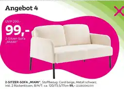 Mömax 2-sitzer-sofa „miami“ Angebot