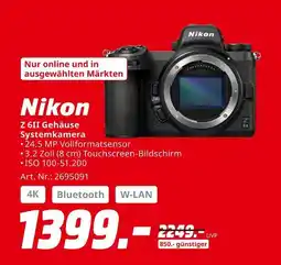 MediaMarkt Nikon z 6ii gehäuse systemkamera Angebot