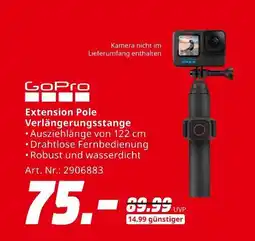 MediaMarkt Gopro extension pole verlängerungsstange Angebot