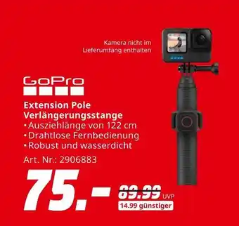 MediaMarkt Gopro extension pole verlängerungsstange Angebot
