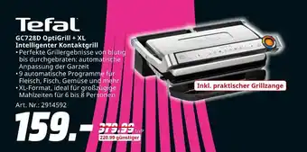 MediaMarkt Tefal gc728d optigrill + xl intelligenter kontaktgrill Angebot