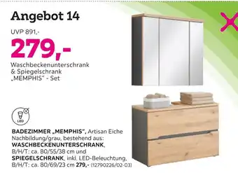 Mömax Badezimmer „memphis“ Angebot
