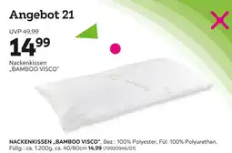 Mömax Nackenkissen „bamboo visco“ Angebot