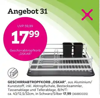 Mömax Geschirrabtropfkorb „oskar“ Angebot