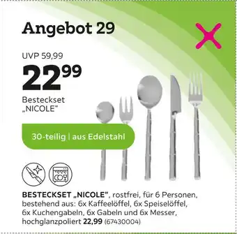 Mömax Besteckset „nicole“ Angebot