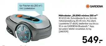 Hellweg Gardena mähroboter „sileno minimo 250 m² Angebot