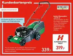 Hellweg Wingart benzin-rasenmäher „42 sp-a“ Angebot