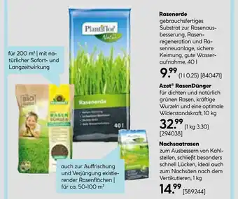 Hellweg Plantiflor, neudorff rasenerde, rasendünger, nachsaatrasen Angebot