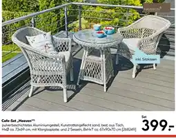 Hellweg Haveson cafe-set „heaven“ Angebot