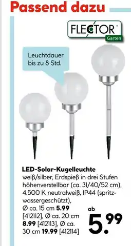 Hellweg Flector led-solar-kugelleuchte Angebot