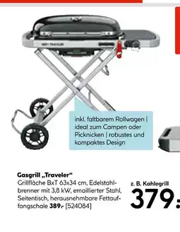 Hellweg Weber gasgrill traveler Angebot