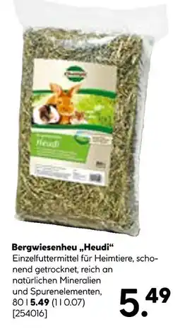 Hellweg Bergwiesenheu „heudi“ Angebot