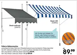 Hellweg Fallarm-balkonmarkise Angebot