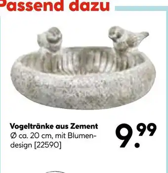 Hellweg Vogeltränke aus zement Angebot
