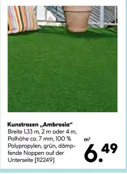 Hellweg Kunstrasen ambrosia Angebot
