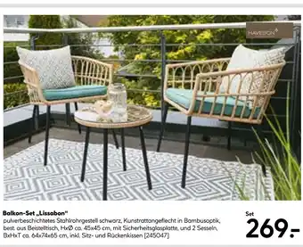 Hellweg Haveson balkon-set „lissabon“ Angebot