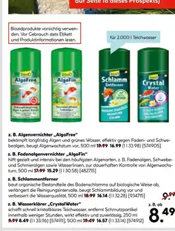 Hellweg Tetra algofree, algofin, schlammentferner oder crystalwater Angebot