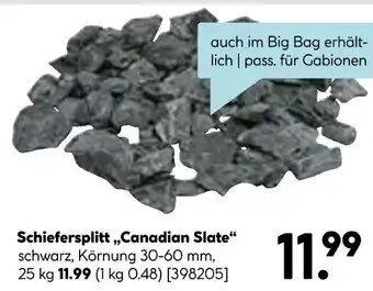 Hellweg Schiefersplitt „canadian slate“ Angebot
