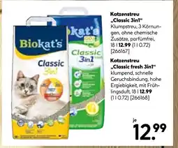 Hellweg Biokat's classic 3in1, classic fresh 3in1 Angebot