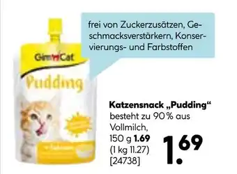 Hellweg Gimcat katzensnack pudding Angebot