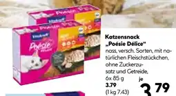 Hellweg Katzensnack „poésie délice“ Angebot