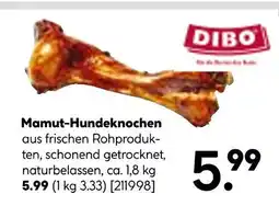 Hellweg Dibo mamut-hundeknochen Angebot