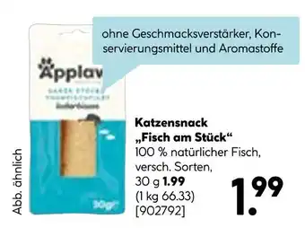 Hellweg Applaws katzensnack „fisch am stück“ Angebot