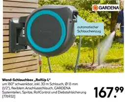 Hellweg Gardena wand-schlauchbox „rollup l“ Angebot