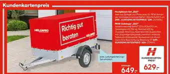 Hellweg Hochplanen-set oder pkw-anhänger Angebot