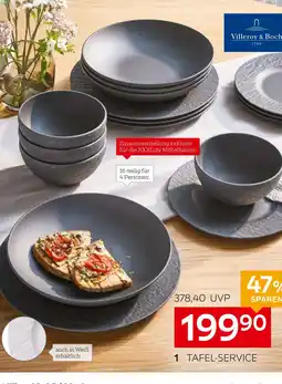 XXXLutz Villeroy & boch tafel-service „manufacture rock“ Angebot