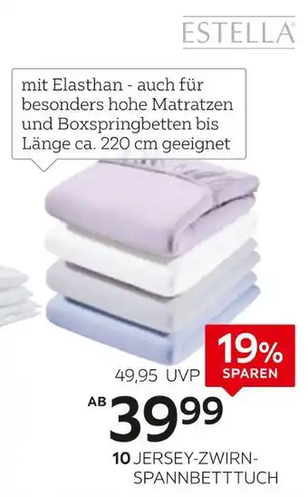 XXXLutz Estella jersey-zwirn-spannbetttuch Angebot