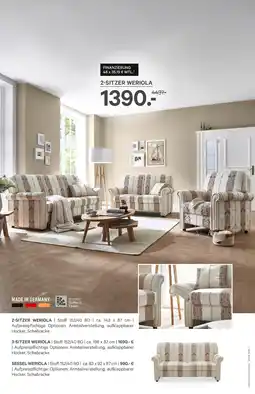 Kabs Polsterwelt Weriola 2-sitzer, 3-sitzer oder sessel Angebot