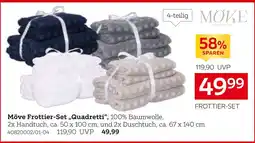 XXXLutz Möve frottier-set „quadretti“ Angebot