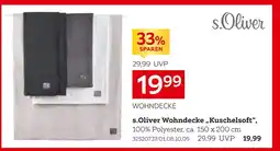 XXXLutz S.oliver wohndecke „kuschelsoft“ Angebot