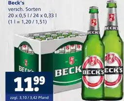 Getränkewelt Beck's beck's Angebot