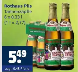 Getränkewelt Rothaus pils tannenzäpfle Angebot
