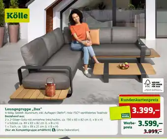 Pflanzen Kölle Kölle loungegruppe „dox“ Angebot
