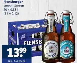 Getränkewelt Flensburger flensburger pilsener oder flensburger brand-lager Angebot